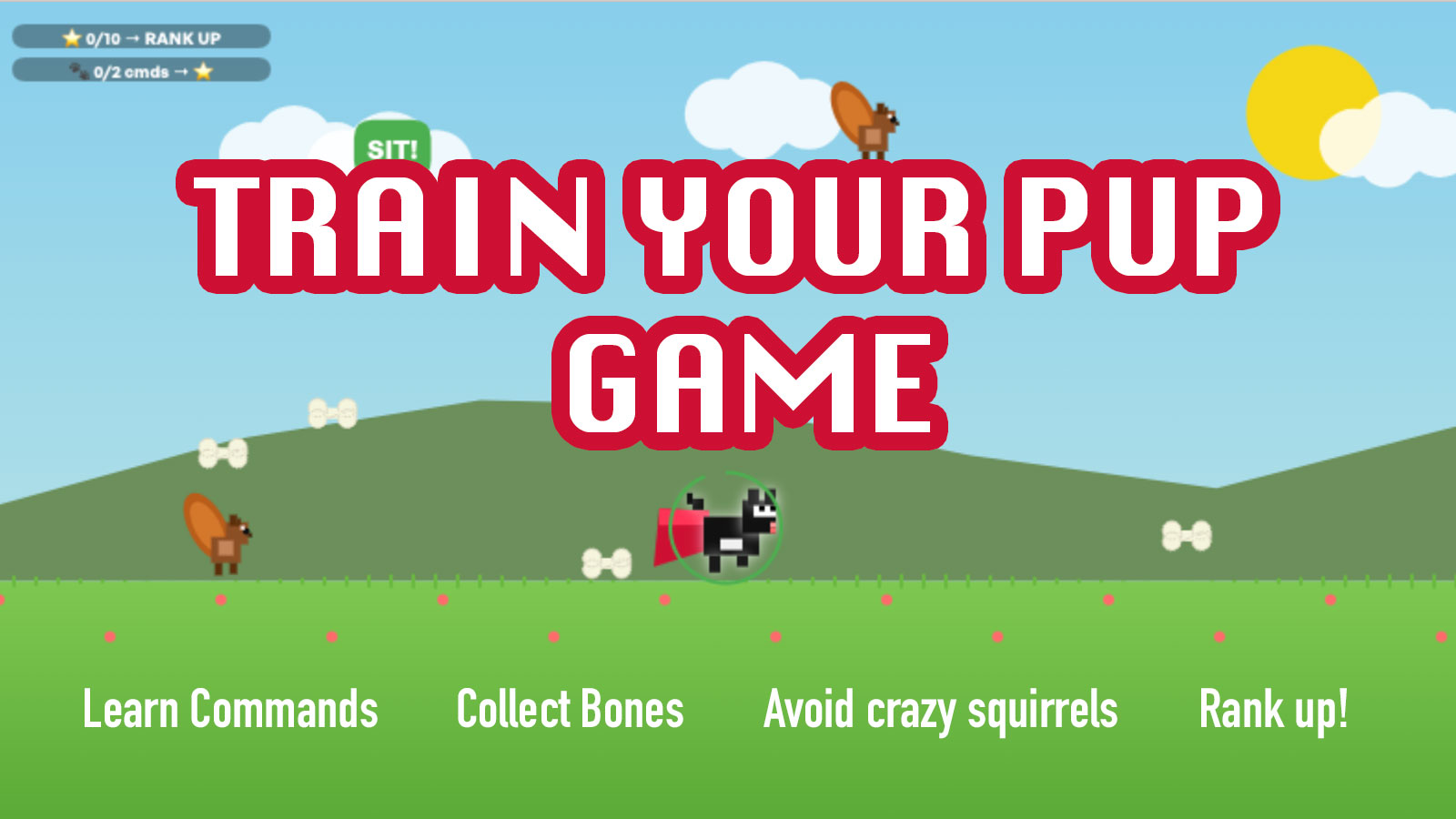 Train Your Pup mini game